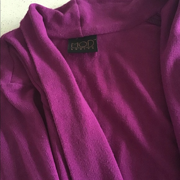 Nordy’s fushia cardigan with pockets - Picture 4 of 5